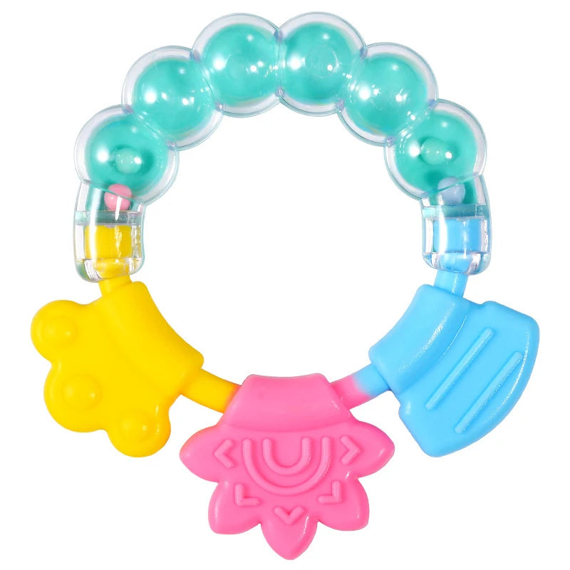 Baby Silicone Training Toothbrush - BPA Free Banana Shape Teething Ring & Chew Toy - SweetPeaShop