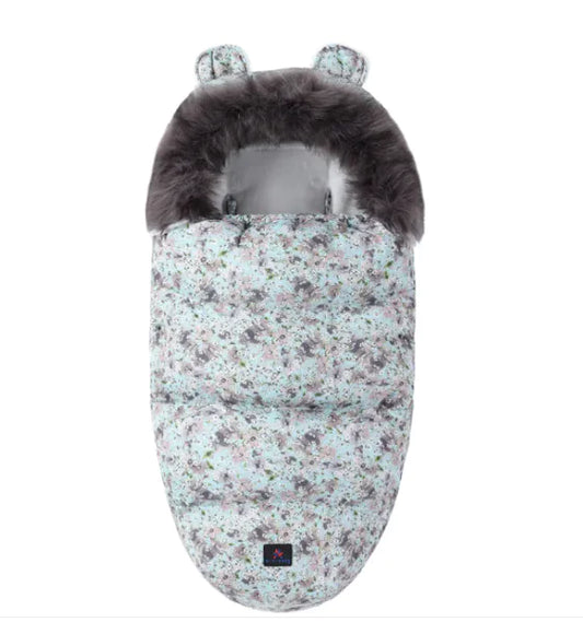 Baby Sleeping Bag with Fur Collar - SweetPeaShop