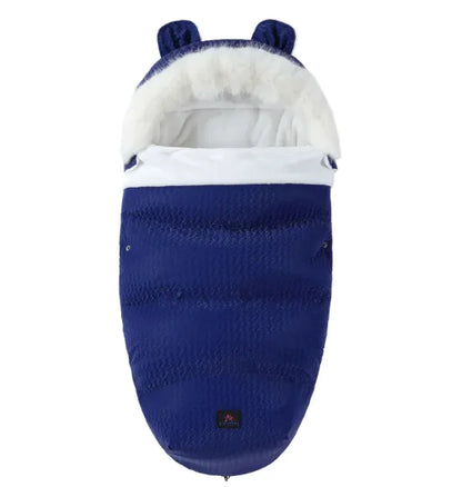 Baby Sleeping Bag with Fur Collar - SweetPeaShop