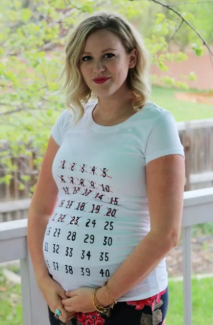 Baby Countdown Maternity Shirt - SweetPeaShop