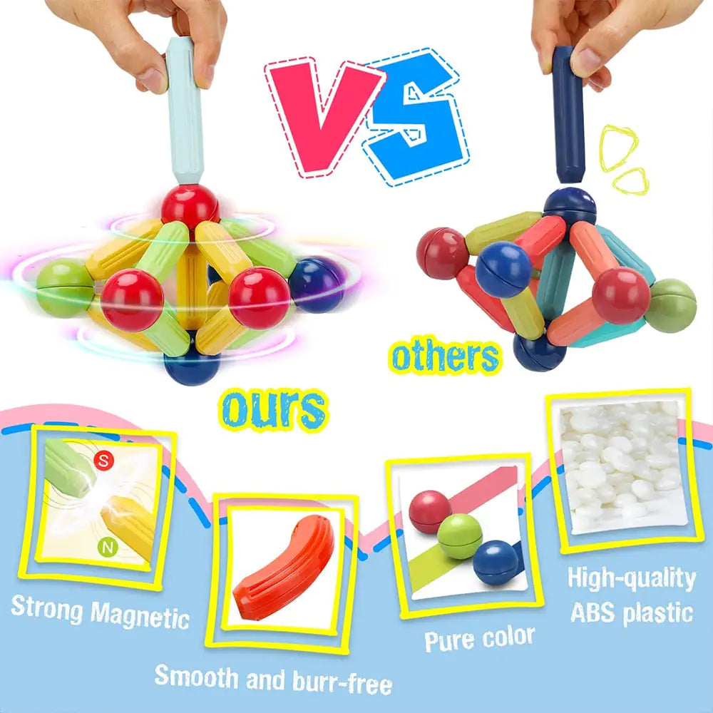 Magnetic Building Blocks for Kids Gross Motor - SweetPeaShop