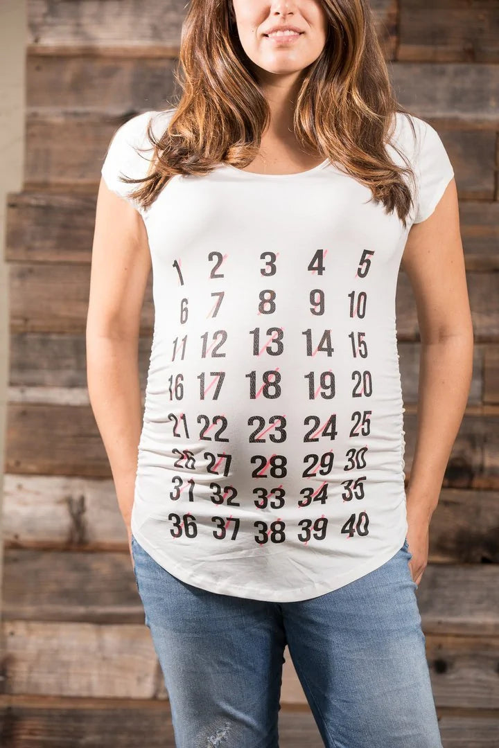 Baby Countdown Maternity Shirt - SweetPeaShop