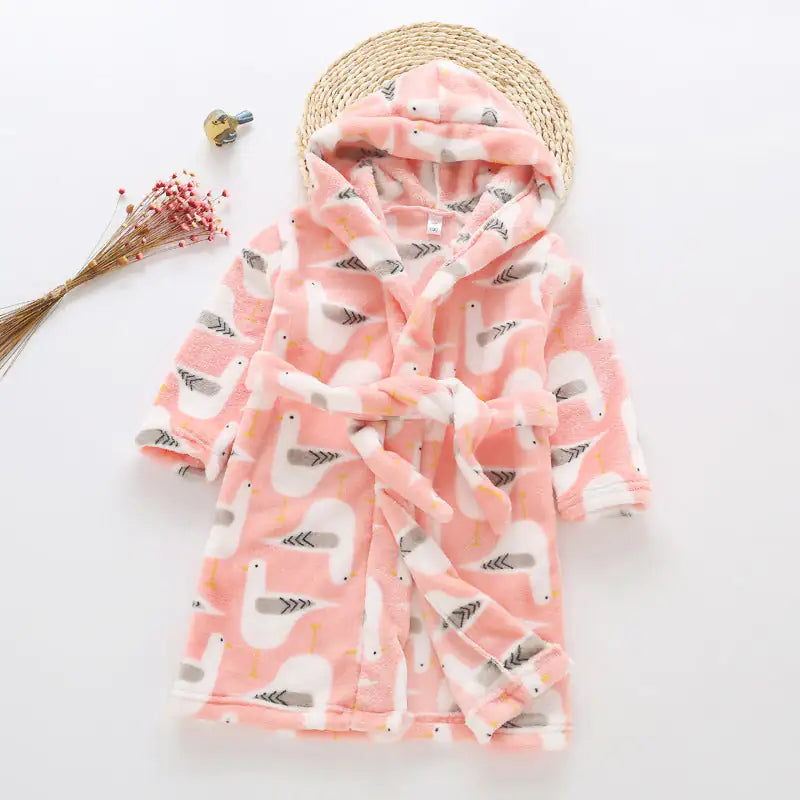 Children's Flannel Bathrobes - SweetPeaShop