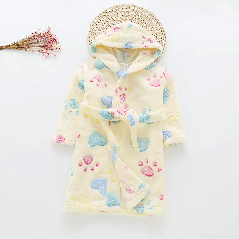 Children's Flannel Bathrobes - SweetPeaShop