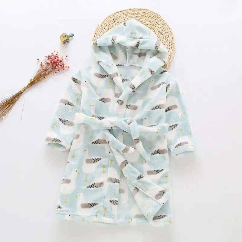 Children's Flannel Bathrobes - SweetPeaShop