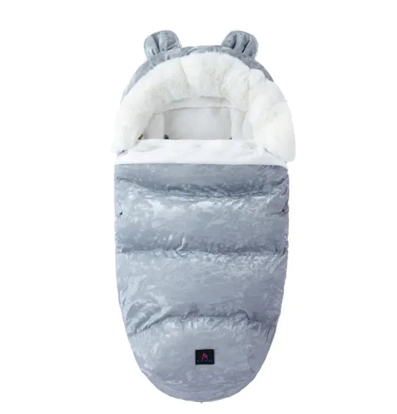 Baby Sleeping Bag with Fur Collar - SweetPeaShop