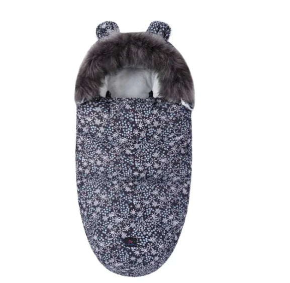 Baby Sleeping Bag with Fur Collar - SweetPeaShop