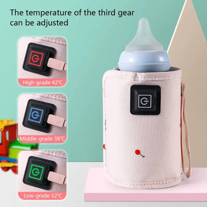 Portable USB Baby Bottle Warmer Bag - SweetPeaShop