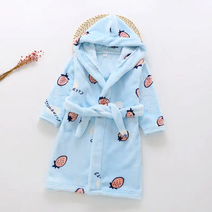 Children's Flannel Bathrobes - SweetPeaShop