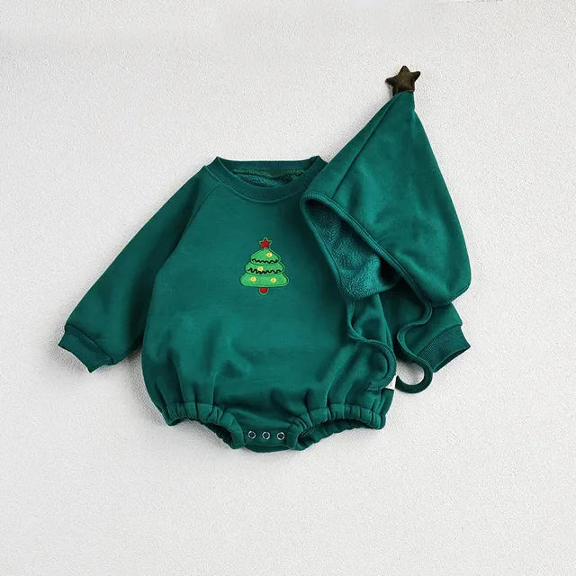 CuddleJoy Christmas Baby Bodysuits: Snuggly Style - SweetPeaShop