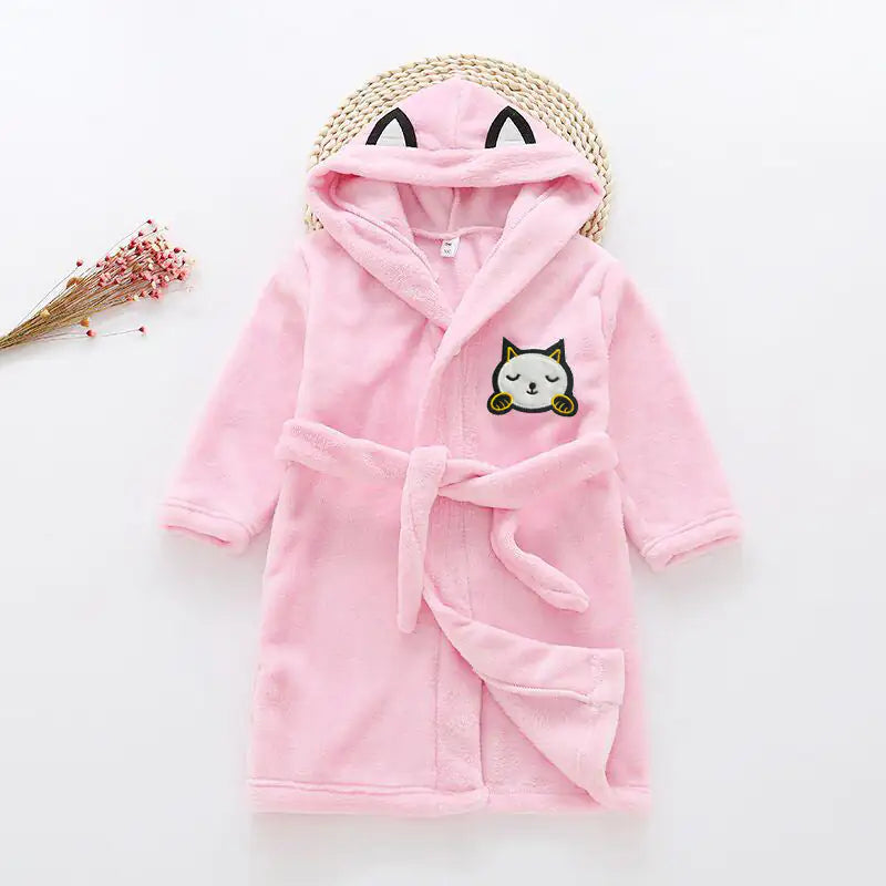 Children's Flannel Bathrobes - SweetPeaShop