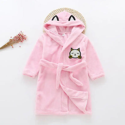 Children's Flannel Bathrobes - SweetPeaShop